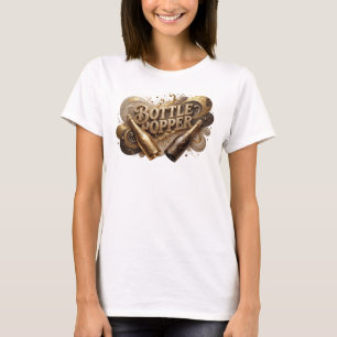 Statement Orange BOTTLE POPPER Print T-Shirt