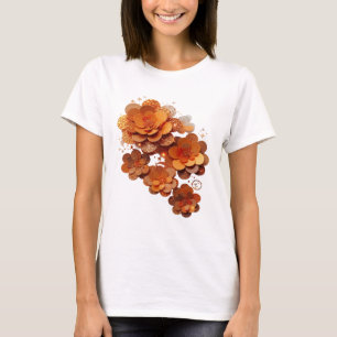 Statement Orange ORANGE FLORAL FANTASY T-Shirt