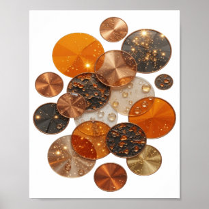 Statement Silver COPPER BALLS Custom Tee Poster