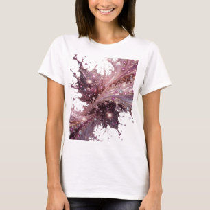 Statement Silver GLAMOUROUS FLUX Wearable Art T-Shirt