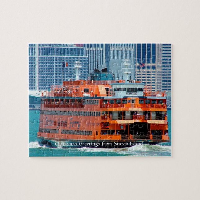 Staten Island Ferry. Jigsaw Puzzle (Horizontal)