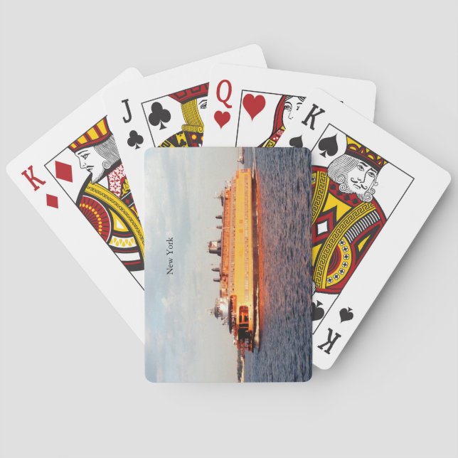 Staten Island Ferry playing cards (Back)