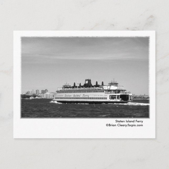 Staten Island Ferry Postcard (Front)