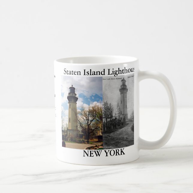 Staten Island Lighthouse, New York Mug (Right)