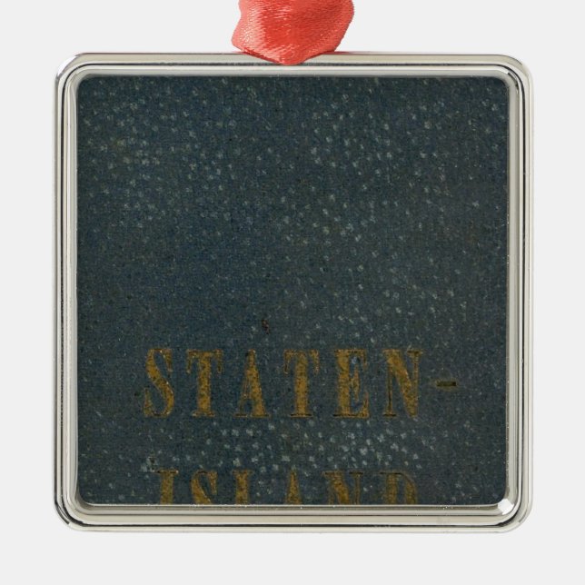 Staten Island Metal Tree Decoration (Front)