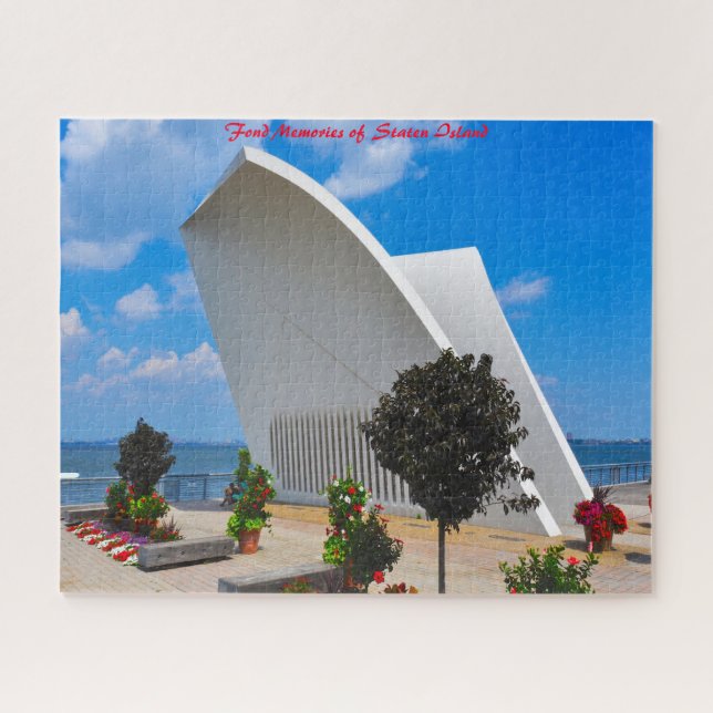 Staten Island New York.Christmas Greetings Jigsaw  Jigsaw Puzzle (Horizontal)