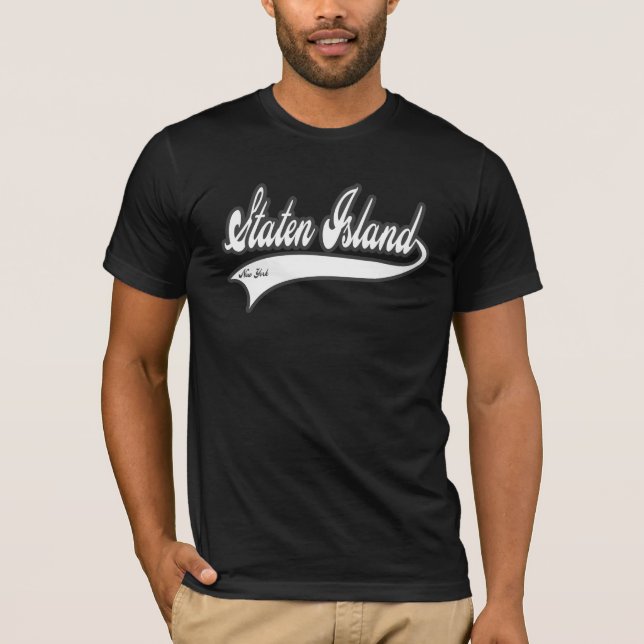 staten island new york - white T-Shirt (Front)