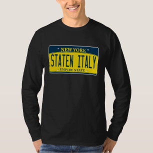 Staten Italy Island Ny New York Italian American T-Shirt