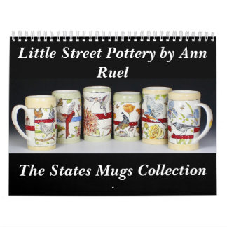 States Mugs Collection by Ann Ruel 2023 Calendar