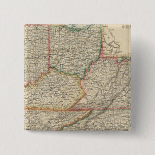 States of Delaware and Maryland 15 Cm Square Badge