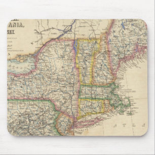 States of Maine, New Hampshire, Vermont Mouse Pad
