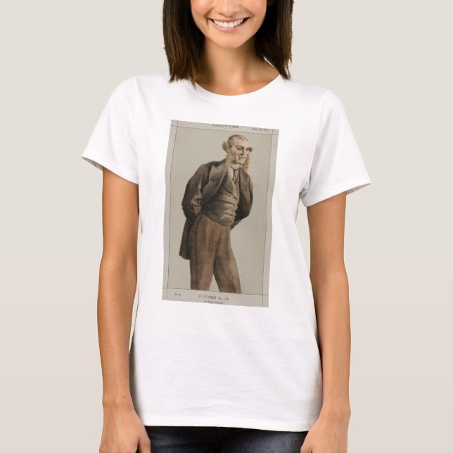 Statesmen No.1300 Caricature of Mr Roger Eykyn T-Shirt (Front)