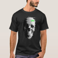 Static Glitch Ghost Skull TV