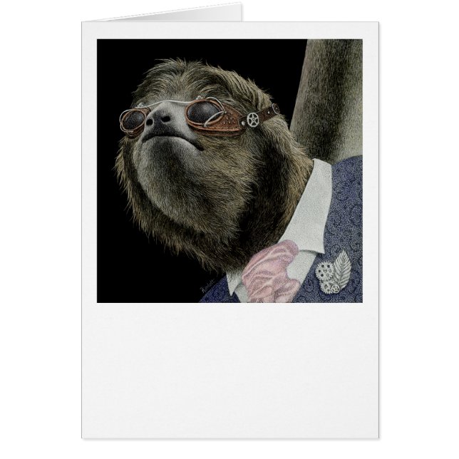 "Static Steampunk" - Sloth (Front)