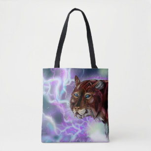 Static Storm Lighting Sabre Tote Bag