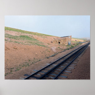 Station House Along Historic Cog Railway Poster