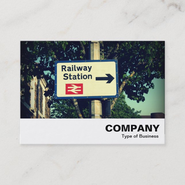 Station Sign Business Card (Front)