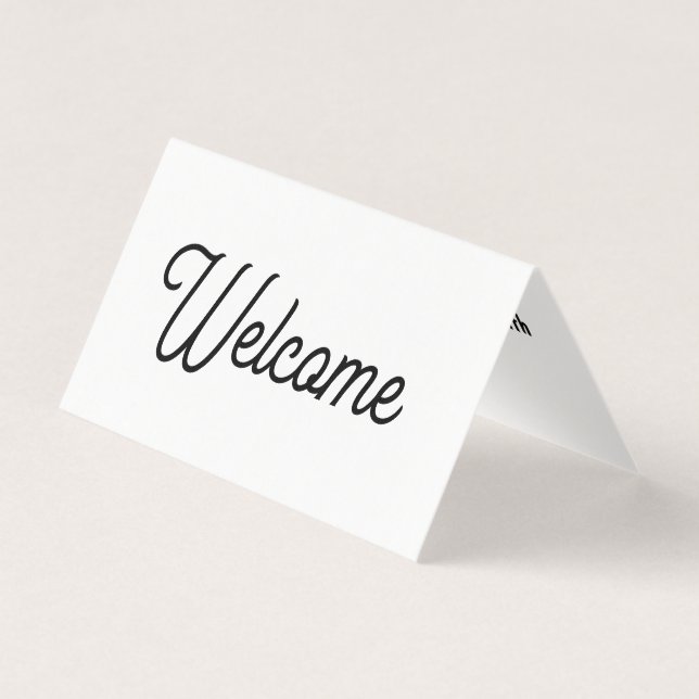 Stationary item  business card (Front)