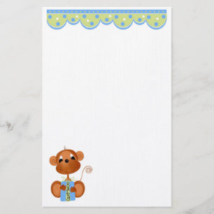 Stationary Jungle Baby Boy Many uses Stationery