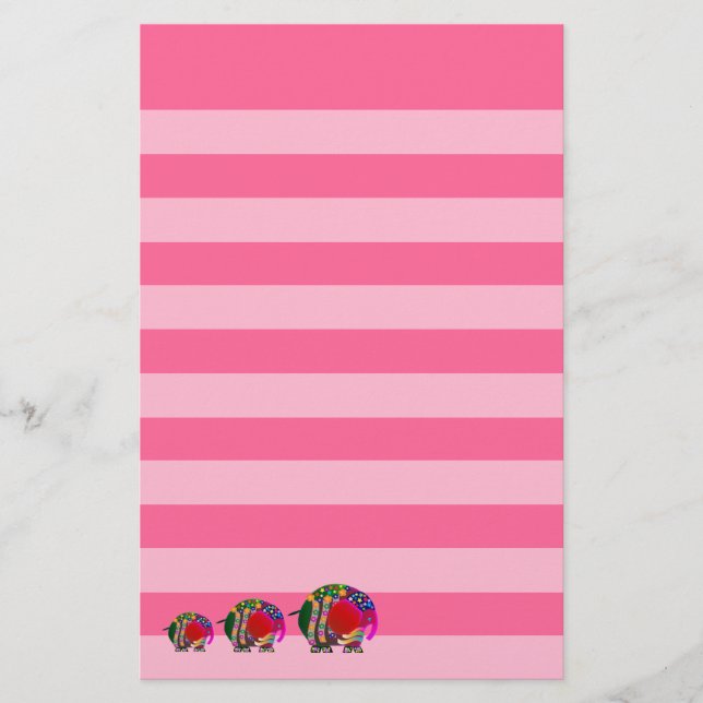 Stationary : Three Elephants Stationery (Front)