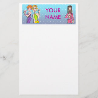 Stationary - Three Martini Divas Stationery