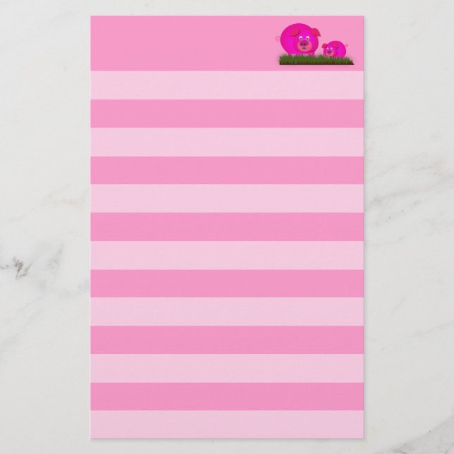 Stationary : Two Pigs Stationery (Front)