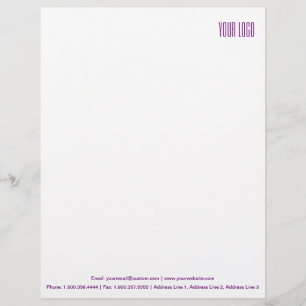 Stationary with Logo Custom Business Letterhead