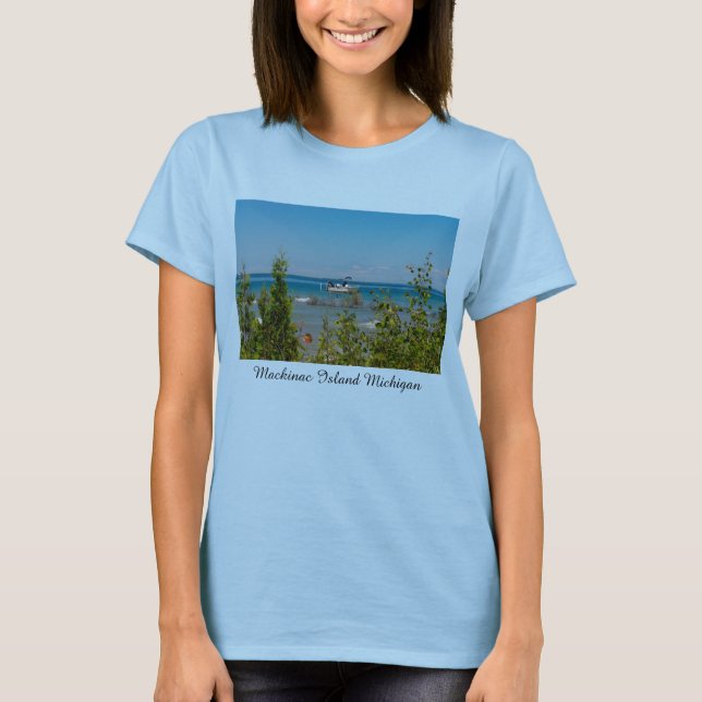 Stationed At Mackinac T-shirt (Front)