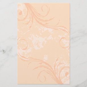 Stationery: Creamsicle Swirl Stationery