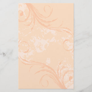 Stationery: Creamsicle Swirl Stationery