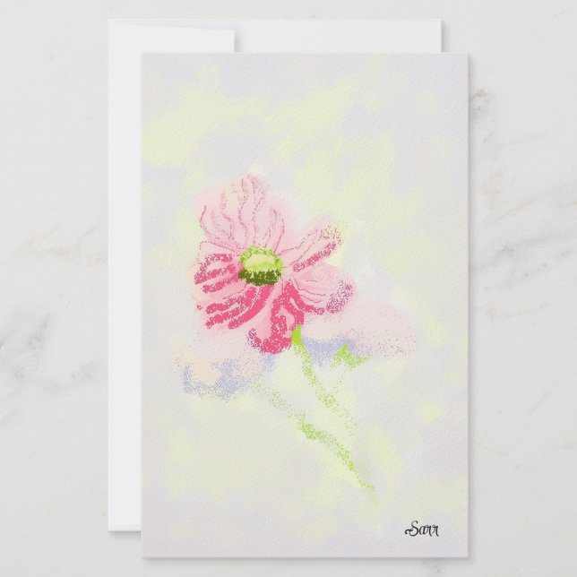 Stationery : Iris Flower (Front)