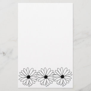 Stationery-Just for Kids-Colour Your Own-Flower 2 Stationery