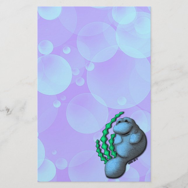 Stationery - Mia Manatee (Front)