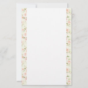 Stationery Paper-Blush Roses