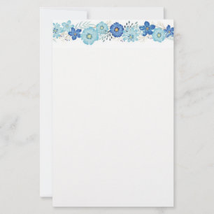 Stationery Paper-Floral