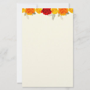 Stationery Paper-Floral