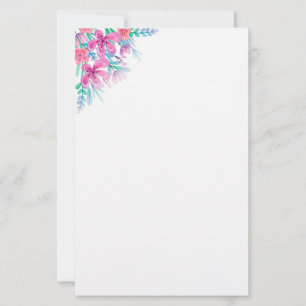Stationery Paper-Floral