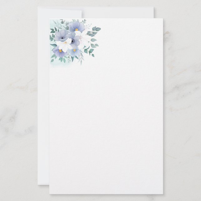 Stationery Paper-Floral (Front)