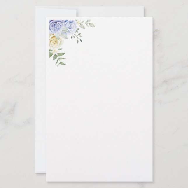 Stationery Paper-Roses (Front)