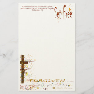 STATIONERY Set free & Forgiven