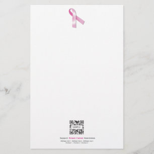 Stationery Template Breast Cancer Awareness