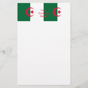 Stationery with Flag of Algeria