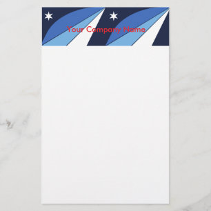 Stationery with Flag of Columbia, South Carolina