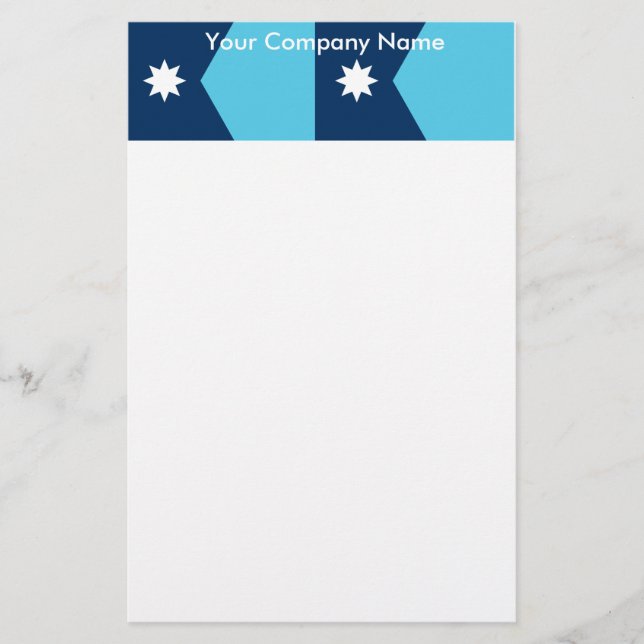 Stationery with Flag of Minnesota, USA (Front)