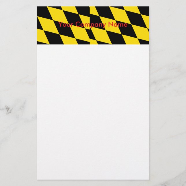 Stationery with Flag of Munich, Germany (Front)