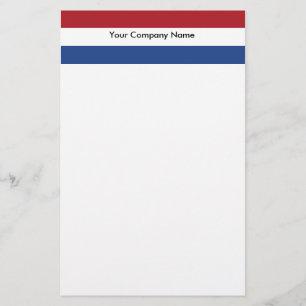 Stationery with Flag of Netherlands