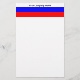 Stationery with Flag of Russia