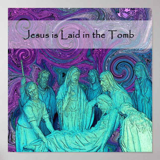 Stations of the Cross 14 Poster (Front)