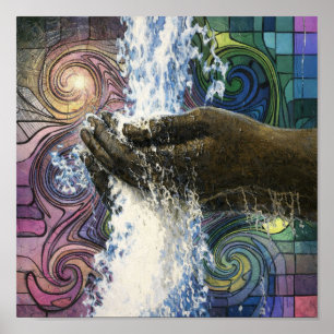 Stations of the Cross; Pilate Condemns Jesus Poster
