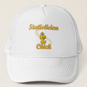 Statistician Chick Trucker Hat